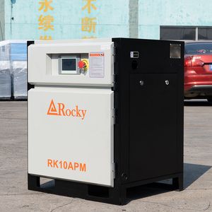 7.5 Kw 10 HP Permanent Magnet Variable Frequency Screw Air Compressor, 8 Bar Industrial Air Compressor