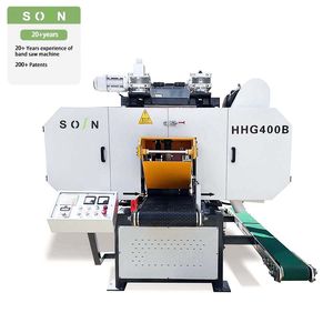 China Electric Semi Automatic Horizontal Vertical Band Saw Cutting Machine for Wood