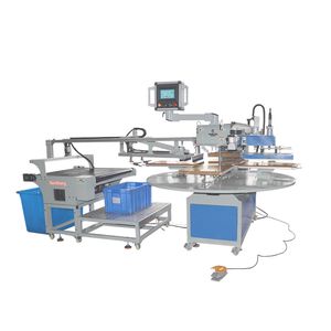 Hot New 4-Station Automatic Rotary Heat Press Machine Full Automatic Pneumatic 4-Station T-Shirt Printing Press