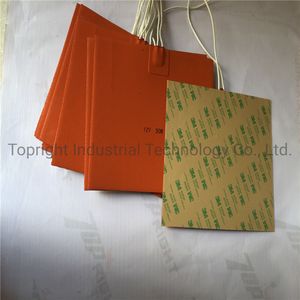 High Temperature 12V 40W 4*3" Silicone Heating Resistant Pad/Sheet/Mat Heater