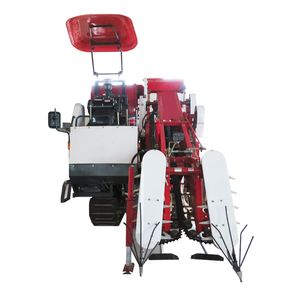 2 Rows Crawler Rubber Track Farm Use Peanut Combine Harvester Agricultural Machinery for Sale