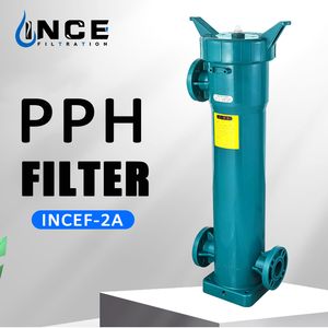 Single Bag #2 Size Polypropylene Filter Housing, 2-1/2 Inch Flanged in/out