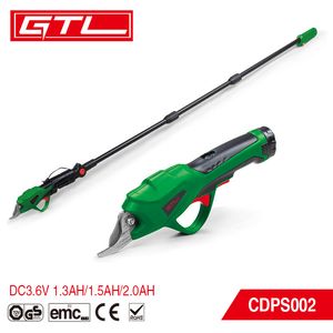 3.6V Li-ion Battery Rechargeable Cordless Secateur Long Extension Electric Pruning Shear