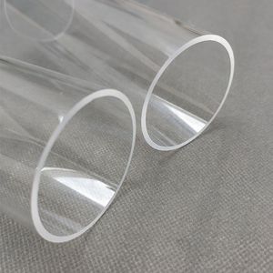 Customized Large Diameter High Purity Glass Tube Fused Silica Tube Quartz Glass Pipes Quartz Tube