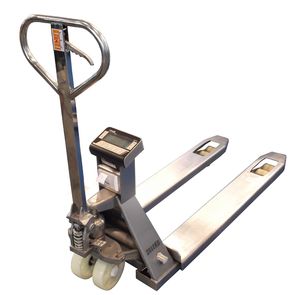 304 Stainless Steel Printer Weighing Hand Pallet Truck Scale Electronic Forklift Scales