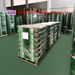 Advanced 9-25mm Pet Plastic Steel Belt Production Line for Packaging Material