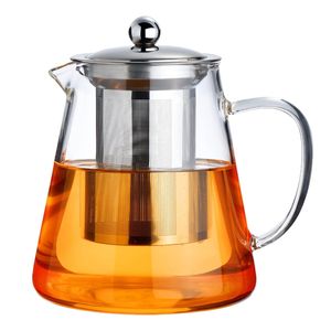 Wholesale Borosilicate Glass Tea Pot with Handle for Family