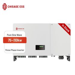 Chisage Ess 75kw 80kw 90kw 100kw 110kw Pure Sine Wave DC AC Grid Tied Solar Inverter