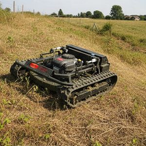 Self Propelled Remote Control Robot Lawn Mower Crawler Electric Gasoline Crawler Tractor Grass Cutter Lawn Mowers for Slope