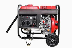 7kVA Open Type Diesel Generator Mdh8000e 220V 50Hz Air Cooled Engine