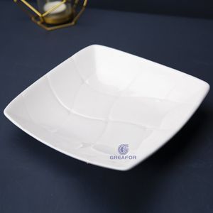 Wholesale Price Tableware Modern Art Design Ceramic Plate for Sale