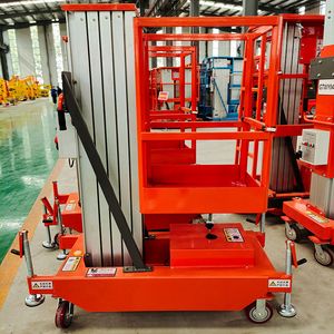 Portable Vertical Mast Lift Aluminum Alloy Material