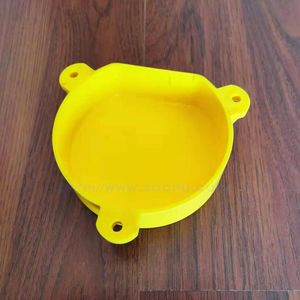 Wear Resistance Pipe Flat Cap Plugs, Silicone Rubber End Caps, White Rubber Stopper