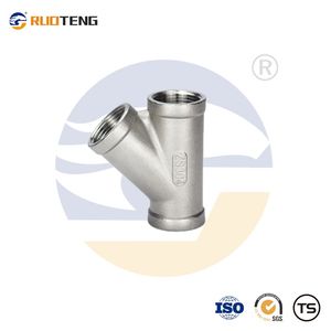 [Ruoteng] Stainless Steel Y Type Tee 45 Degree Y Tee Stainless Steel Pipe Fitting