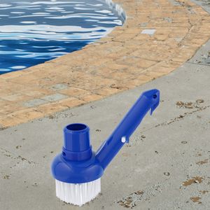 Outdoor Summer Swimming Pool Scrub Cleaning Brush with Handle