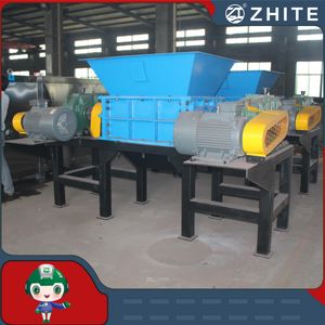 Car Shell Steel/Tire/Scrap Metal/Tyre/Paper/Medical Waste Shredder Double Shaft Wood/Plastic Crusher
