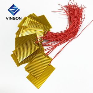 6V/12V Industrial Electric Flexible Polyimide Film PCB Kapton Heater with Adhesive