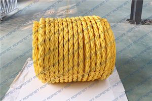 White Marine Mooring Polypropylene Floating Rope