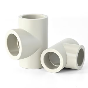 Metric DIN Pph Equal Tee (DN15-DN300) Socket & Butt Fusion Fitting