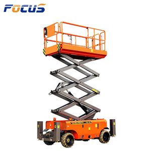 4m 6m 10m 12m 16m Mobile Self Propelled Aerial Work Platform Electric Scissor Lift Scaffolding for Easy Maintenance
