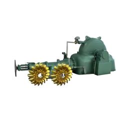Pelton Turbine 2X1000kw Runner Development