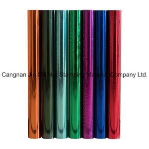 Jinsui 12 Micron Glossy Green Hot Stamping Foil for Paper and Plastic
