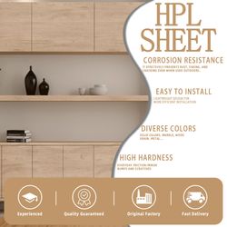 Strong Resistance to Abrasion High Pressure Laminate for Furniture, Table Top, Counter Top, Ceiling