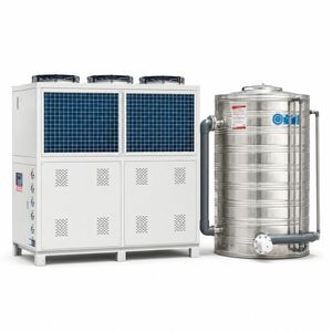 Shell and Tube Evaporator Precision Temperature Control Air Cooled Glycol Chiller