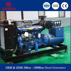 Leina Open Frame 500kw 800kw High Power Diesel Generator Sets for Industrial