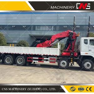 High Quality 30 Ton Hydraulic Knuckle Boom Crane Folding Arm Heavy Duty Crane Truck for Construction