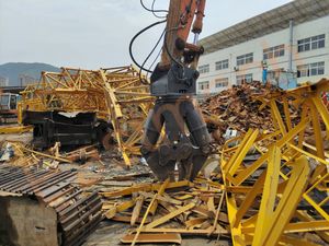 20-30 Ton High Powerful Hydraulic Metal Shear Scrap Concrete Recycling Cutting in Plate Shear Excavator Attachment for Double Cylinder Steel Shear for Sale