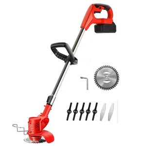 Battery-Powered Wheeled Grass Trimmer for Hassle-Free Lawn Mover