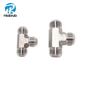 High-Pressure 304 Jic Tee Fitting for Hydraulic Systems