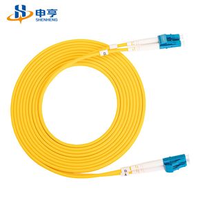 Single Mode/Multimode Fiber Optic Patch Cord, LC-LC Upc/APC Connector, OS2 OS3 OS4 Fiber, 2m Optical Jumper for Communication