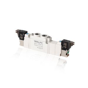 1/8"PT Pneumatic Components Sy5000 6V/12V/24V/110V/220V Single Coil Pilot-Operated Electric 2 Position 5 Way Connection Solenoid Valve