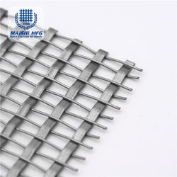 Customized Shape Stainless Steel Woven Type Metal Screen for Decoration Construction