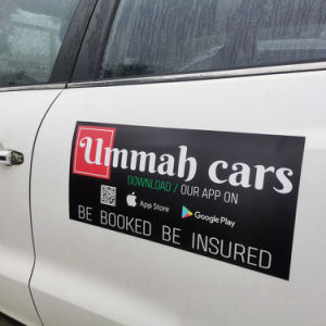Outdoor Waterproof UV Resistant Advertising Car Magnetic Sticker, Custom Print Vehicle Magnets