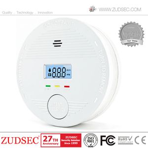 Home/Business Security 10-Year Battery Wireless Interconnected Co Carbon Monoxide and Smoke Detector for Fire Gas Leak Alarm