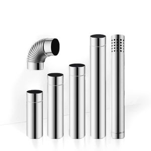 Woodoo Customizable Stainless Steel Stove Flue Pipes for Wood Burning