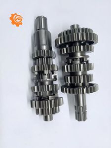 Core Components Steel Shaft Helical Gear Set with Bearing for Motorcycle Cg150 Motor & Gearbox Left Hand Precision 6-12 Safety Gear Shafts