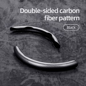Carbon Fiber Elegant Black Car Steering Wheel Cover of High Quality