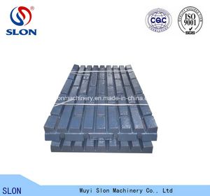 Hot Sales C110 C125 C160 Jaw Crusher Spare Parts Fixed / Swing Jaw Plate