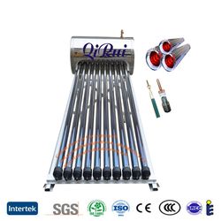 Portable 100L 150L 200L 300 Liter Calentadores Solares De Agua Pressurized Vacuum Tube Solar Hot Water Heating System Compact Solar Energy Powered Water Heater