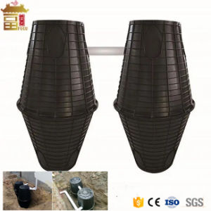 Vertical Stand Barrel Underground Bio PP+PE Septic Tank for Waster Water Treatment