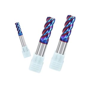 Premium Cobalt Solid Carbide 4-Flute CNC Flat End Mill