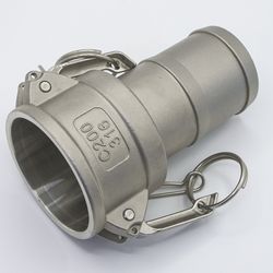 Stainless Steel 304 316 IBC Coupling Type C Camlock Tank Adapter Quick Connect