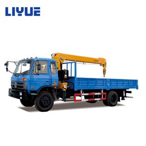 Chinese Hydraulic Truck Mounted Folding Gruas 6 Tons Crane Hydraulic
