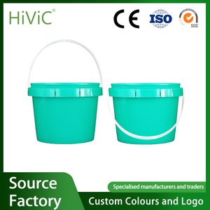 High Quality Transparent Plastic Bucket Multiple Sizes Available Food-Grade Plastic Pails