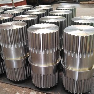 Precision Grinding Gear Shaft Forging Large Module Customized Shaft