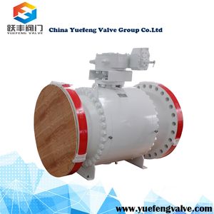 Side Entry 3PC Spilit Body Trunnion Oil Ball Valve